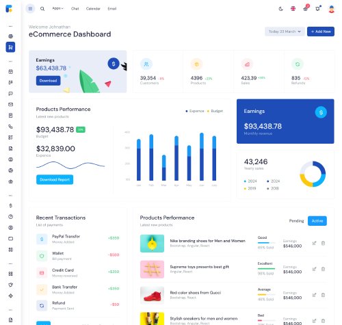 bootstrap admin template for crm