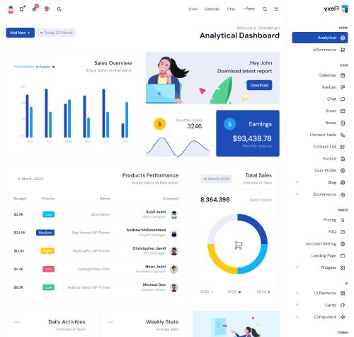 bootstrap admin template for crm